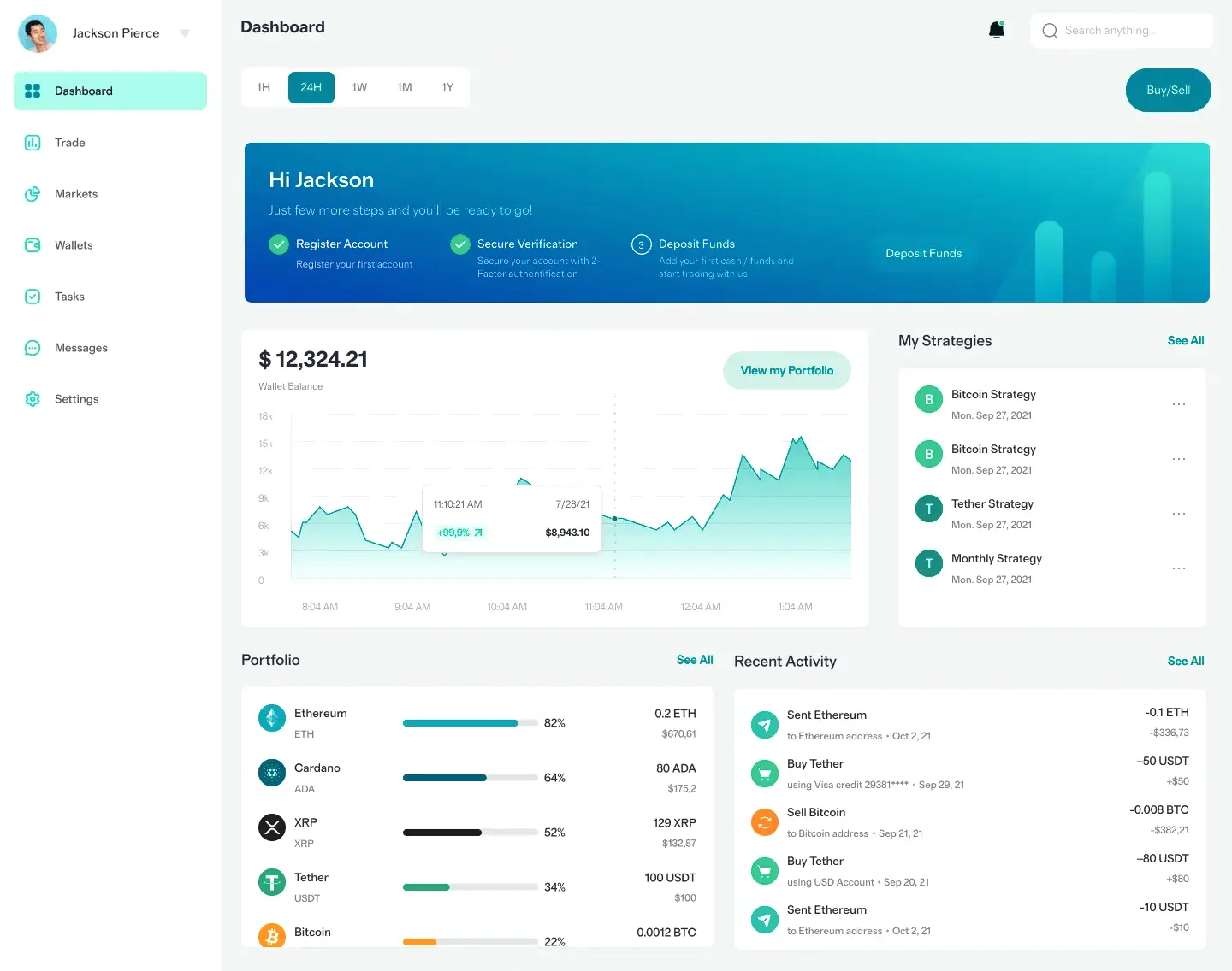 BlueQubit 트레이딩 플랫폼